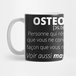 Osteopath - Definition Mug